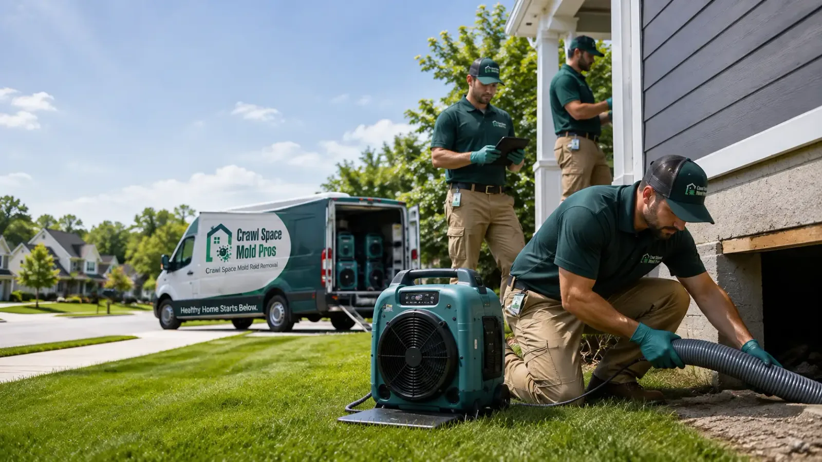 Crawl Space Mold Removal in South Heights, PA